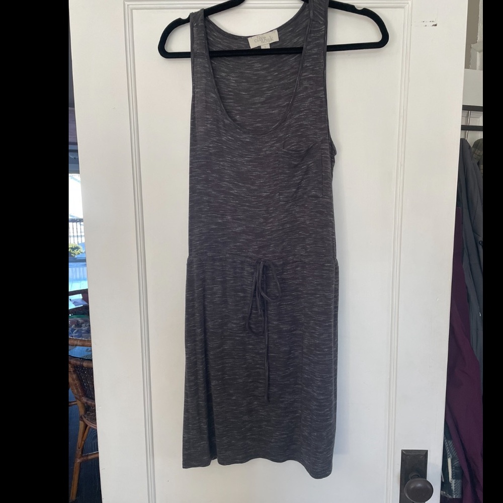 Olive & Oak Grey Tank Tie Dress